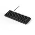 iBlancod K61 61 Keys Wired Mechanical Gaming Keyboard Hot Swappable Red/Blue Switch LED Backlit NKRO Type-C Ergonomics Gaming Keyboard for Home Office Gamer