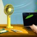 1200mA Handheld Fan with Base Bracket USB Portable High Wind Desktop Fan