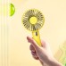 1200mA Handheld Fan with Base Bracket USB Portable High Wind Desktop Fan