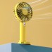 1200mA Handheld Fan with Base Bracket USB Portable High Wind Desktop Fan