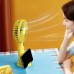 1200mA Handheld Fan with Base Bracket USB Portable High Wind Desktop Fan