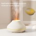 130ml USB Portable Air Humidifier with Color Flame Light Essential Oil Lamp Volcanic Aroma Diffuser