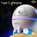220ML Home Humidifier Cartoon Space Capsule Household Use 1200mAh with Multicolor Ambient Light Type C Rechargeable