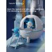 220ML Home Humidifier Cartoon Space Capsule Household Use 1200mAh with Multicolor Ambient Light Type C Rechargeable