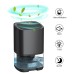 2 In 1 Smart Electric Portable Home Electric Cool Air Dryer Portable 1L Large Capacity Dehumidifier Air Dryer with Colourful LED Night Light for Home Office