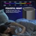 2 In 1 Smart Electric Portable Home Electric Cool Air Dryer Portable 1L Large Capacity Dehumidifier Air Dryer with Colourful LED Night Light for Home Office