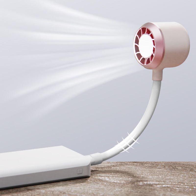 Handheld Fan Usb Rechargeable Silent Cooling Power Bank Mini Play Plug Fans Summer Wireless Outdoors for Travel