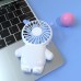 Mini Handheld Fan Portable USB Charging Small Fan Slient Pocket Air Cooler Hand-held Air Conditioner Cooling Fan Outdoor