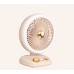 Outdoor Mini Home Rotating Bobblehead Fan USB Charging Three Speed Large Wind Fan