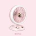 Outdoor Mini Home Rotating Bobblehead Fan USB Charging Three Speed Large Wind Fan