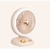 Outdoor Mini Home Rotating Bobblehead Fan USB Charging Three Speed Large Wind Fan