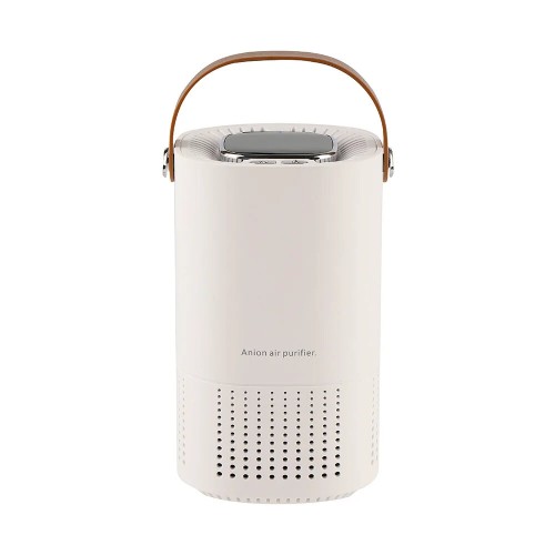 Portable Air Purifier LED Digital Display Wireless Odor Removal Negative Ion Generator for Car and Home