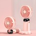 Portable Hand-Held Fan Office Desktop Multifunctional Folding Double-Headed Mini 3000mAh Electric Fan With A Neck Lanyard