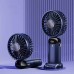 Portable Hand-Held Fan Office Desktop Multifunctional Folding Double-Headed Mini 3000mAh Electric Fan With A Neck Lanyard