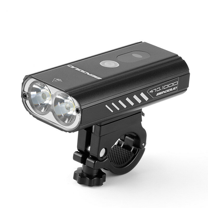 1000-1600 Lumens Bicycle Headlight Ultralight Ipx5 Rainproof Usb Charging Led Cycling Front Lamp Flashlight