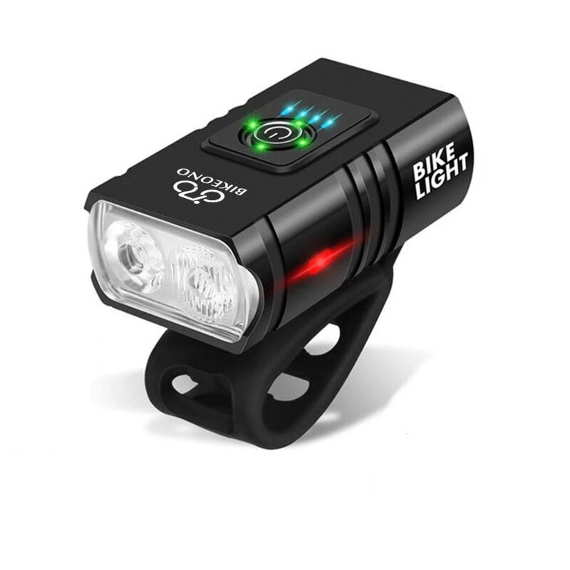 1000LM Bright Bicycle Light USB Rechargeable MTB Mountain Bicycle Front Light Bike Headlight Flashlight Cycling Scooter Lamp