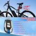 2023 Bike Alarm Light 700mAh Battery 4 Flashing Modes 110dB High Sound Bicycle Bell Horn Anti-theft Electric Waterproof Alarm with Remove Control for Cycling