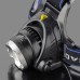 BIKIGHT 568D 650LM LED HeadLamp Waterproof 3 Modes Telescopic Zoom Rechargeable Running Camping Cycling Light