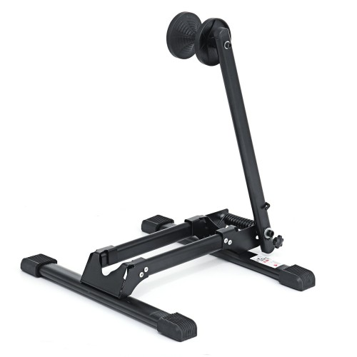 BIKIGHT Aluminum Alloy Bike Stand L-shape Single Biycle Storage Black Floor Rack MTB Road Bike Holder