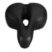 BIKIGHT Wide Bum Cycling Sprung Bike Saddle Bicycle Seat Gel Cushion Comfort Soft Saddles With Reflective Stripe