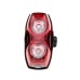 Bicycle Super Bright Dual-lamp Taillight 2 LED 400LM 3 Modes Bike Safety Warning Light IPX4 Large Wide-angle Without Battery