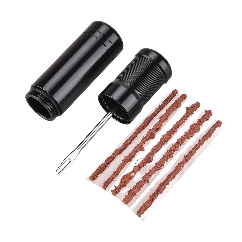 Bicycle Tire Repair Tools Fork Drill Bit for Urgent Glue Free Repair Optional Rubber Stripe Tyre Puncture Repair MTB Road Bike Bicycle Tire Repair Tools Fork Drill Bit for Urgent Glue Free Repair Optional Rubber Stripe Tyre Puncture Repair MTB Road Bike