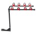 Bike Carrier Bicycle Bracket Rear Bicycle Hanger Adjustable Metal Frame Luggage Rack Single Arm