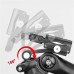 Bike Holder Aluminum Alloy 360° Adjustable Sturdy Anti-fall 0.2kg Lightweight Handlebar Holder for Motorcycle Bicycle Scooter Bracket