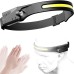 Bikight COB LED Induction Riding Headlamp 1200mAh USB Rechargeable 270° Wide Range 350LM 5 Lighting Modes LED Headlamp Cycling Adventure Fishing Flashlight Bike Headlamp