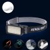 COB LED Headlight 5 Mode Type-C Rechargeable HeadLamp Hiking Camping Lamp Outdoor Work Light