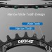 Deckas 104BCD Round Narrow Wide Chainring MTB Mountain Bike Bicycle 104BCD 32T 34T 36T 38T Crankset Tooth Plate Parts