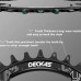 Deckas 104BCD Round Narrow Wide Chainring MTB Mountain Bike Bicycle 104BCD 32T 34T 36T 38T Crankset Tooth Plate Parts