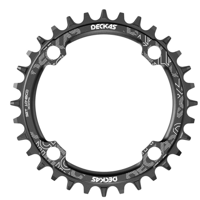 Deckas 104BCD Round Narrow Wide Chainring MTB Mountain Bike Bicycle 104BCD 32T 34T 36T 38T Crankset Tooth Plate Parts