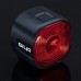 GIYO Bicycle Intelligent Brake Tail Light IP66 Waterproof 6 Light Modes Type-C High Brightness Bike Rear Light