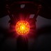 GIYO Bicycle Intelligent Brake Tail Light IP66 Waterproof 6 Light Modes Type-C High Brightness Bike Rear Light