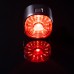 GIYO Bicycle Intelligent Brake Tail Light IP66 Waterproof 6 Light Modes Type-C High Brightness Bike Rear Light