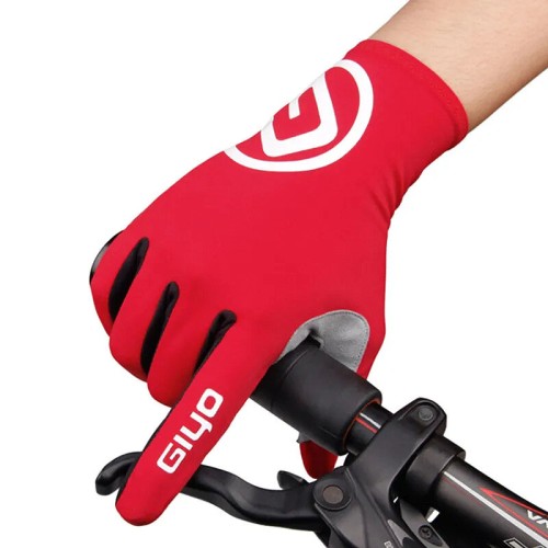 GIYO S02 Full Fingered Cycling Gloves Breathable Screen Touch Lightweight Sports Gym Fitness Hand Cover for MTB Bike