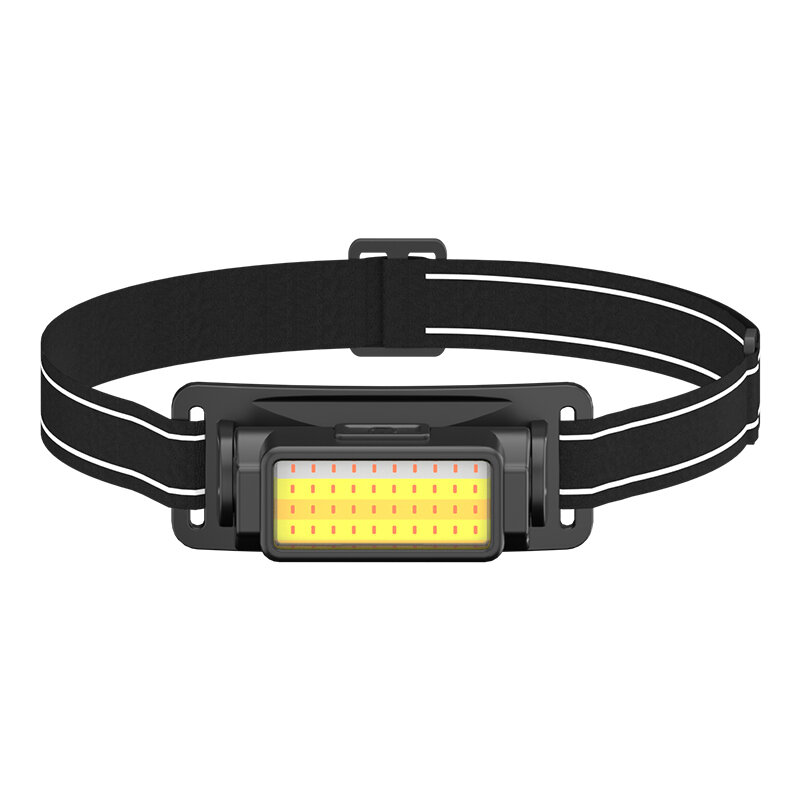High Light Mini Headlight Type-C Rechargeable Sensing Headlight Outdoor Running Night Fishing Headlight