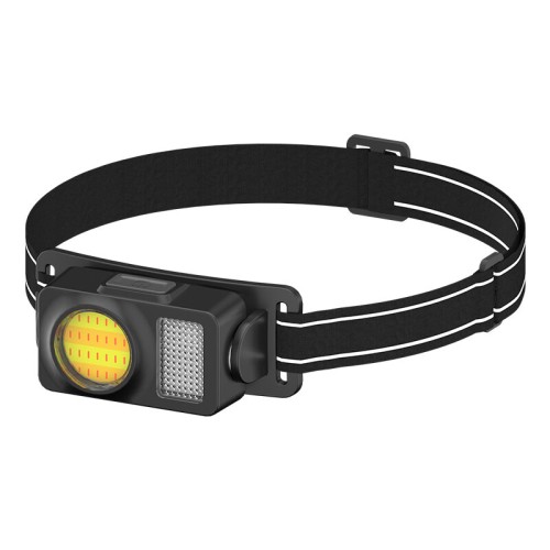 High Light Smart Sensing LED Headlamp Type-C Rechargeable Red White Yellow Blue Headlight Outdoor Running Night Fishing COB Head Light