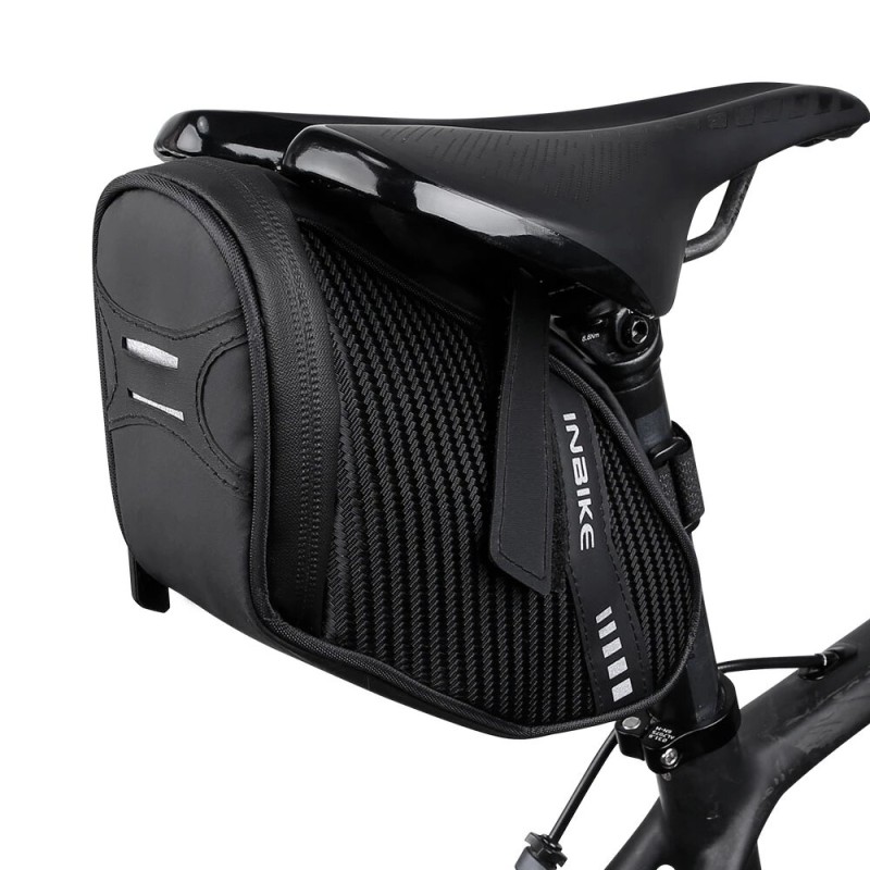 INBIKE Bicycle Saddle Bag With Reflective Warning Strip Waterproof Storage Saddle Bag Rear Cycling Equipment Accessories