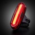 INBIKE Bike Taillight 600mAh Battery 4 Light Modes USB-C Rechargeable Waterproof Bicycle Rear Light for Night Cycling