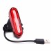 INBIKE Bike Taillight 600mAh Battery 4 Light Modes USB-C Rechargeable Waterproof Bicycle Rear Light for Night Cycling