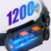 LED COB Sensor Headlamp Bike Headlight Working Flashlight with Built-in Battery USB Rechargeable Head Lamp Work Torch