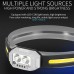 LED Motion Sensor Headlight Rechargeable 4 Light Modes COB Work Light Waterproof Running Fishing Head Torch Induction Headlamp