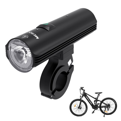 MEROCA 1000Lm Super Brightness Bicycle Headlight 4500mAh Battery Type-C Rechargeable IPX5 Aluminum Alloy Front Light for Night Cycling