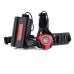 Multifunction Running Warning Light 4 Modes USB Chest Lamp Walking Jogging Bike with Compass for Action Camera Cycling Light