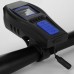 New 3 in 1 300Lm Brightness Bike Headlight 1500mAh Battery Waterproof 4 Light Modes Smart Speedometer with 120db Horn for Night Cycling