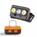 Portable Sensor Headlamp COB LED Head Lamp Flashlight USB Rechargeable Head Torch Head Light with Built-in Battery