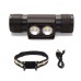 SEEKNITE H02A Dual SST40 LED 2200lm Ultrabright Headlamp USB Rechargeable 18650 Head Light Bike Headlight Seachlight