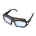 Solar Powered Auto Darkening Welding Mask Helmet Goggle Welders Glasses Arc PC Goggles For Welding Protection